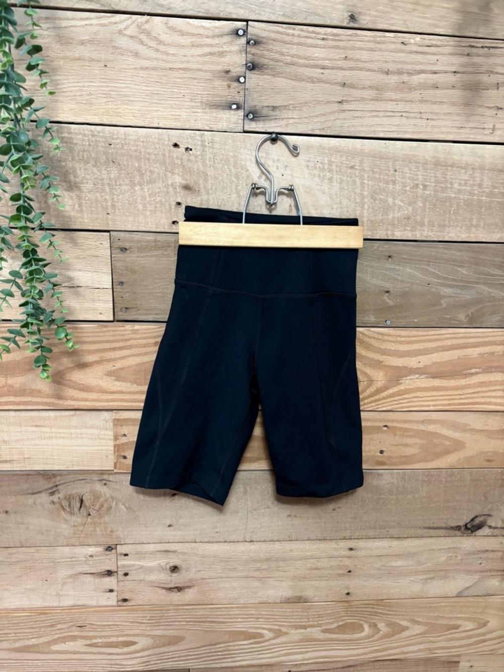 girlfriend collective Black High-Rise Bike Shorts size xxs